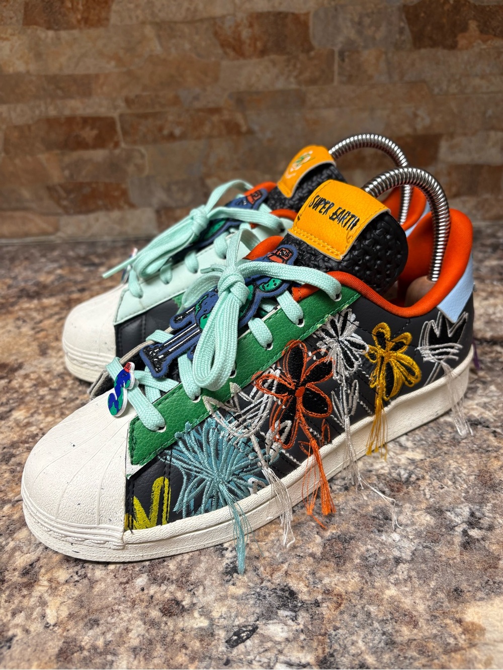 adidas X Sean Wotherspoon Superstar Super Earth Kids Size 5 Women’s Size 7.5